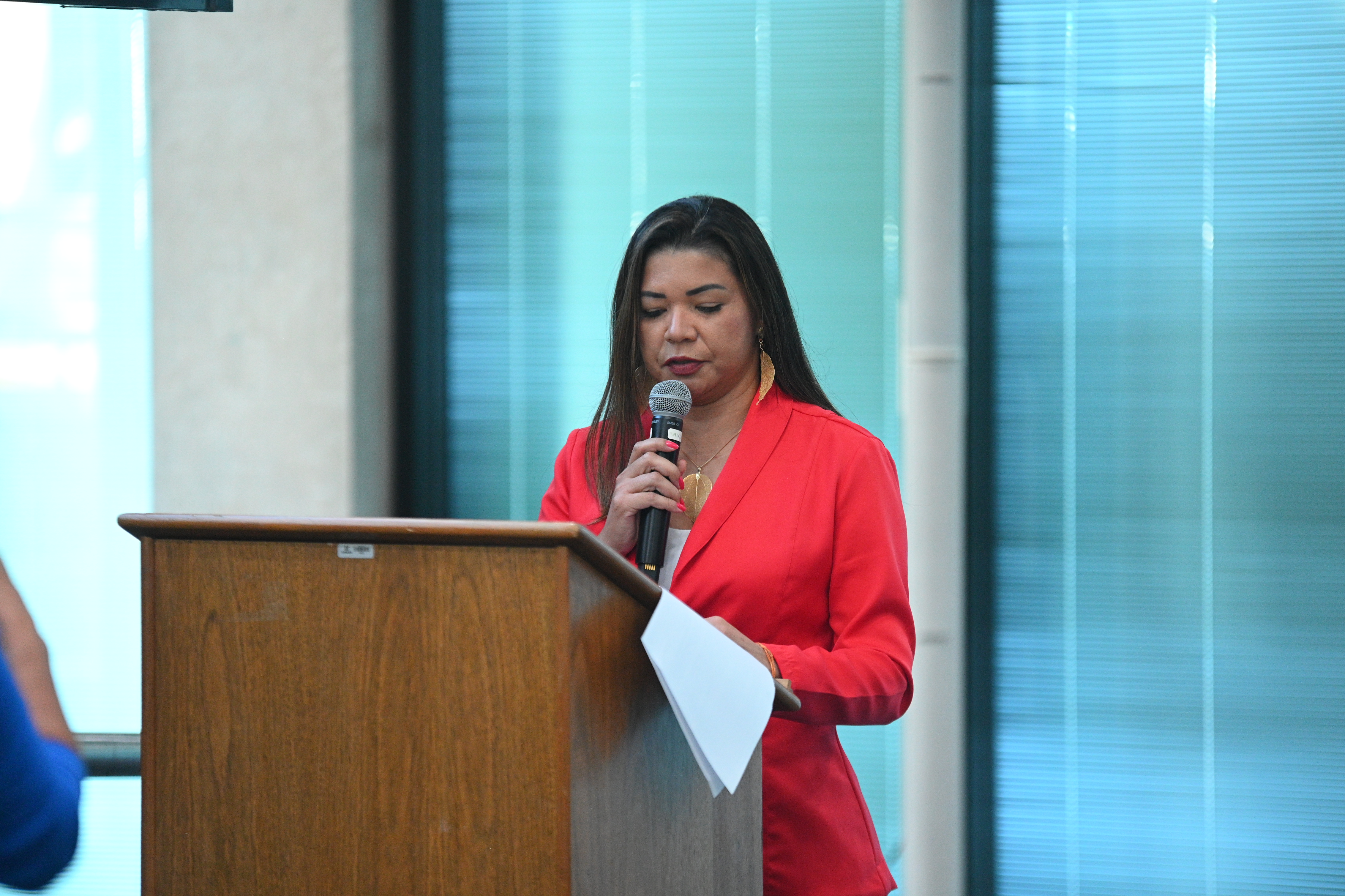 Diretora administrativa substituta da Mútua, eng. Paula Pinheiro