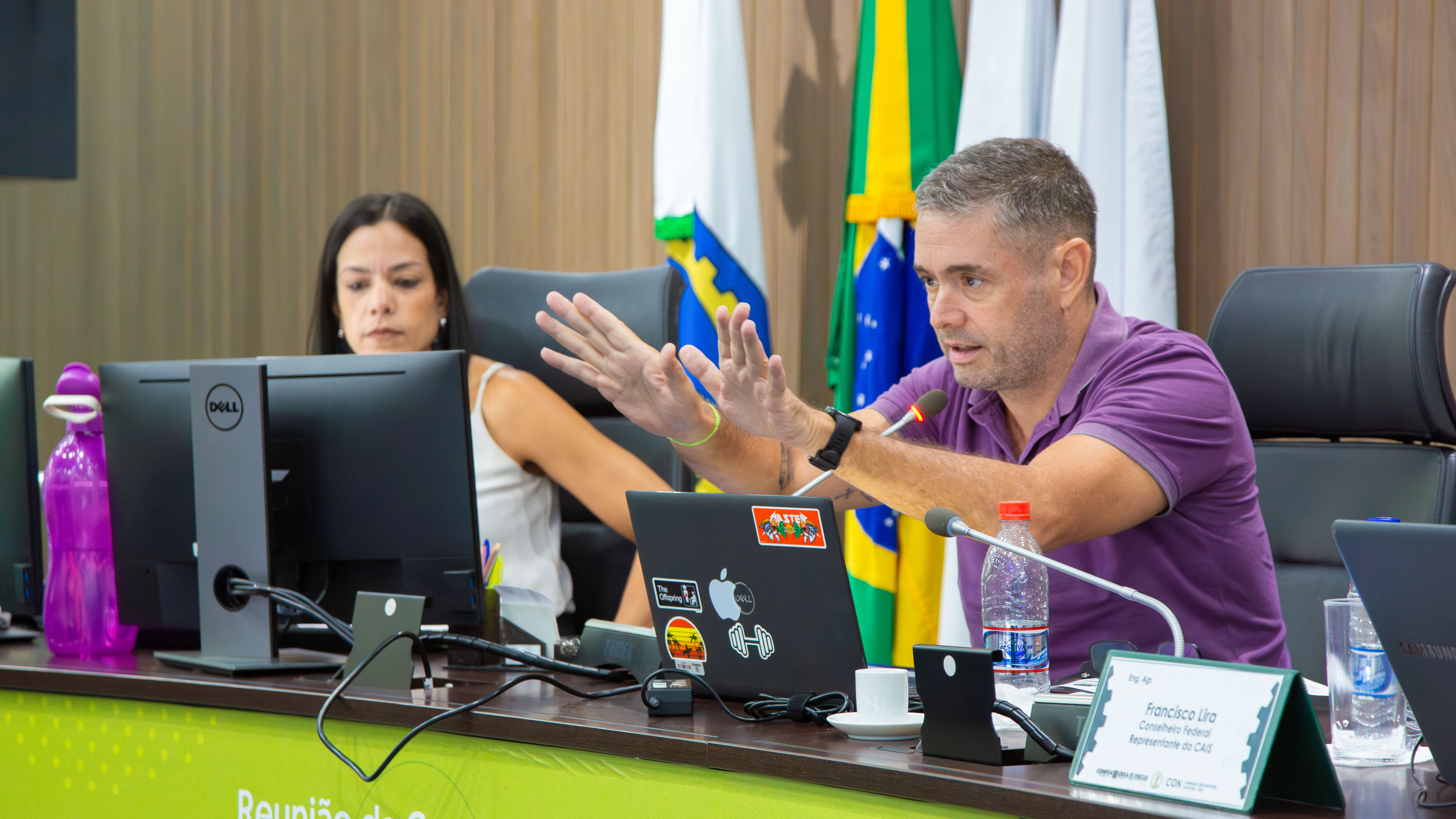 Chefe do setor de Relações Públicas, Marcos Farias