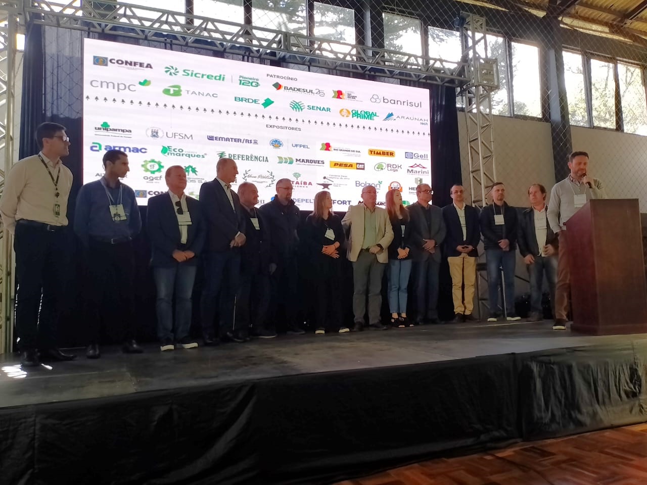 Participantes da abertura do Seminário