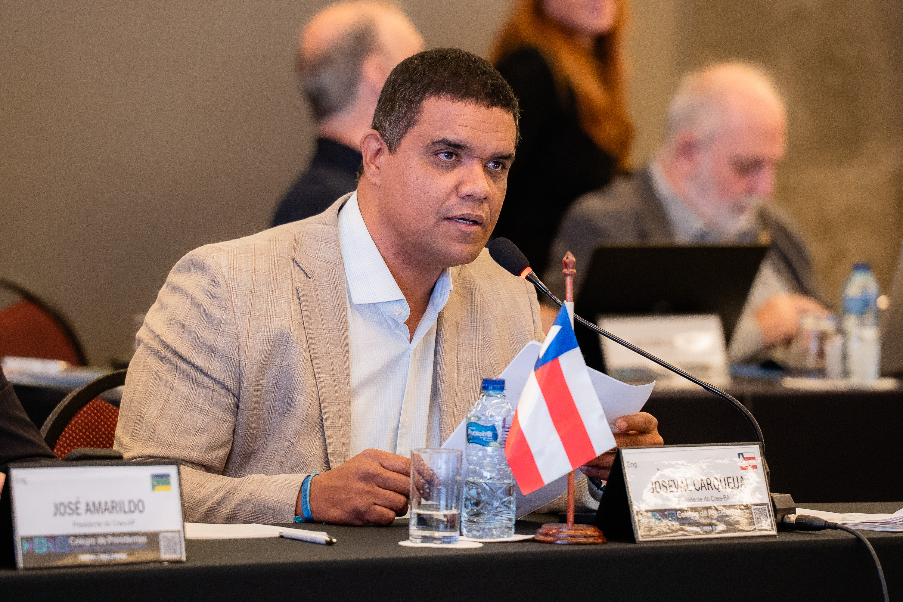 Presidente do Crea-BA, eng. agrim. Joseval Carqueija