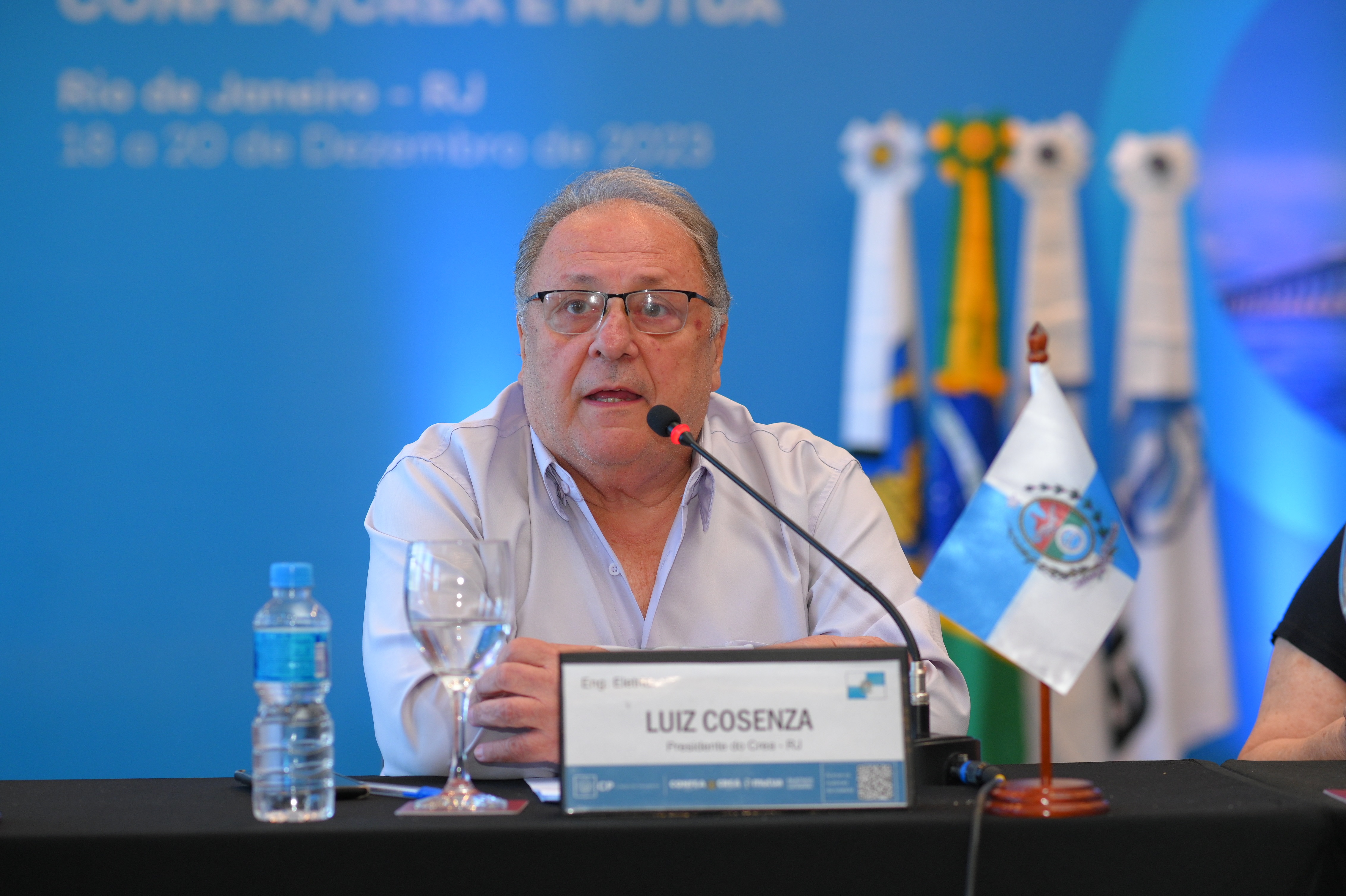 Presidente do Crea-RJ, eng. eletric. Luiz Cosenza