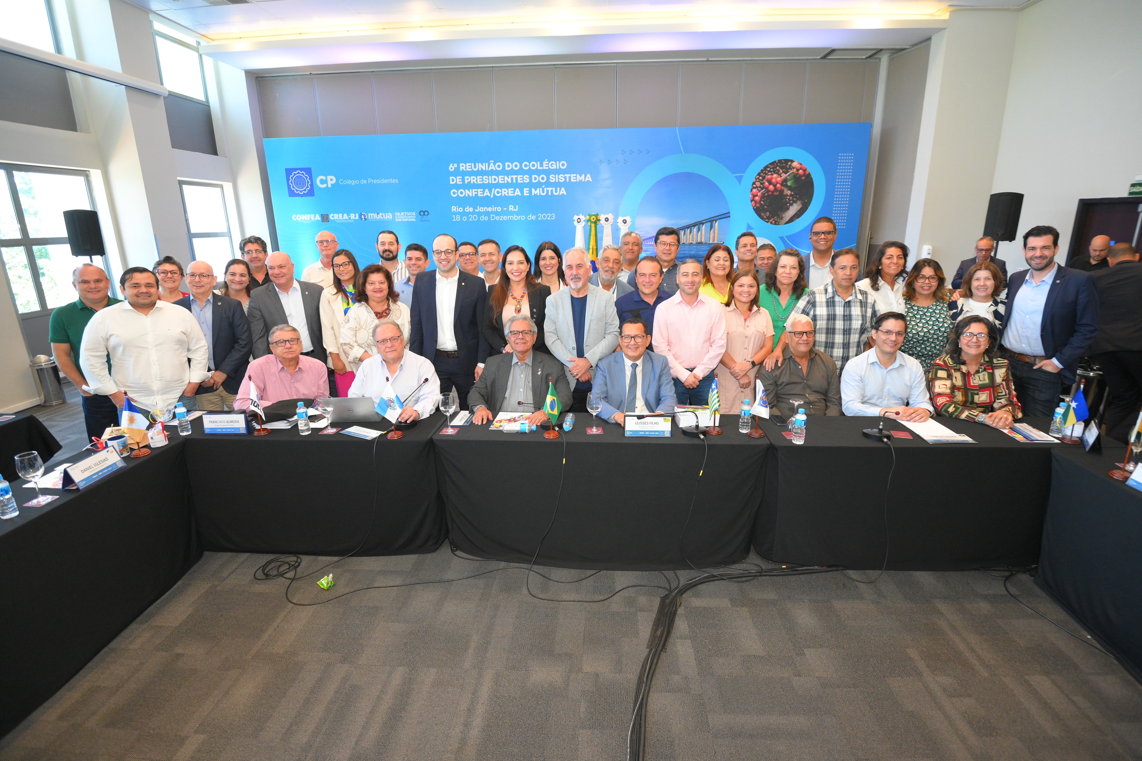 Participantes do CP no Rio de Janeiro: às vésperas do Natal, presidentes realizam a última reunião do ano