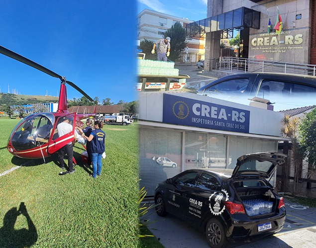 Ações do Crea-RS tomam todo o Estado em favor da população gaúcha