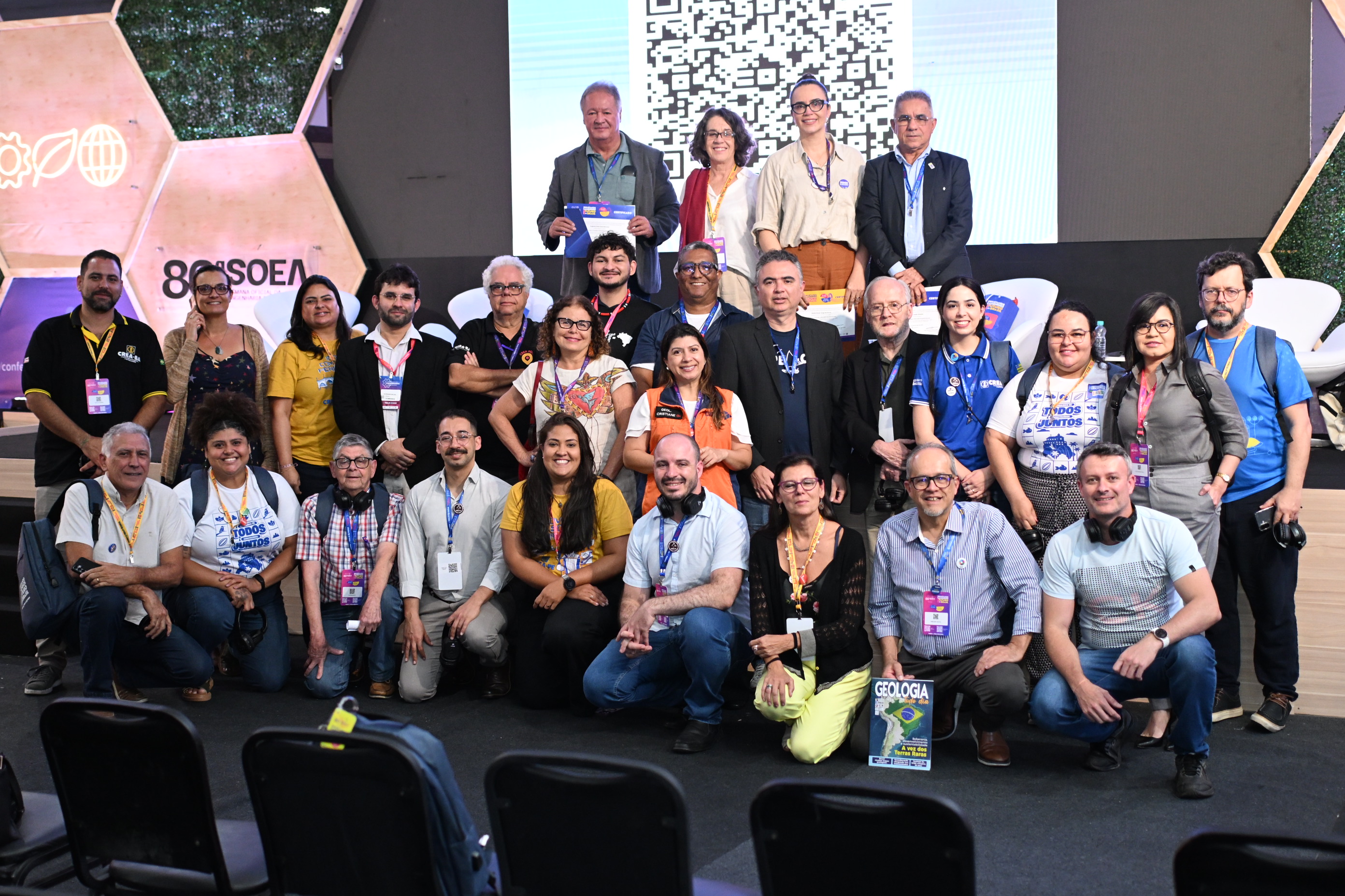 Participantes do painel que apresentou algumas das contribuições da Geologia e da mineração para o agronegócio
