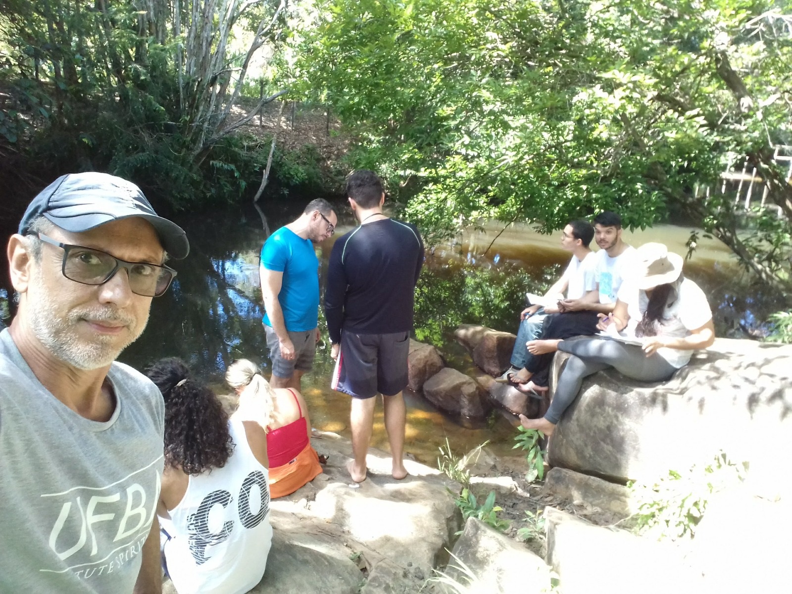 Professor Lafayette Dantas em pesquisa de campo: drama do Rio Grande do Sul deriva de vários fatores