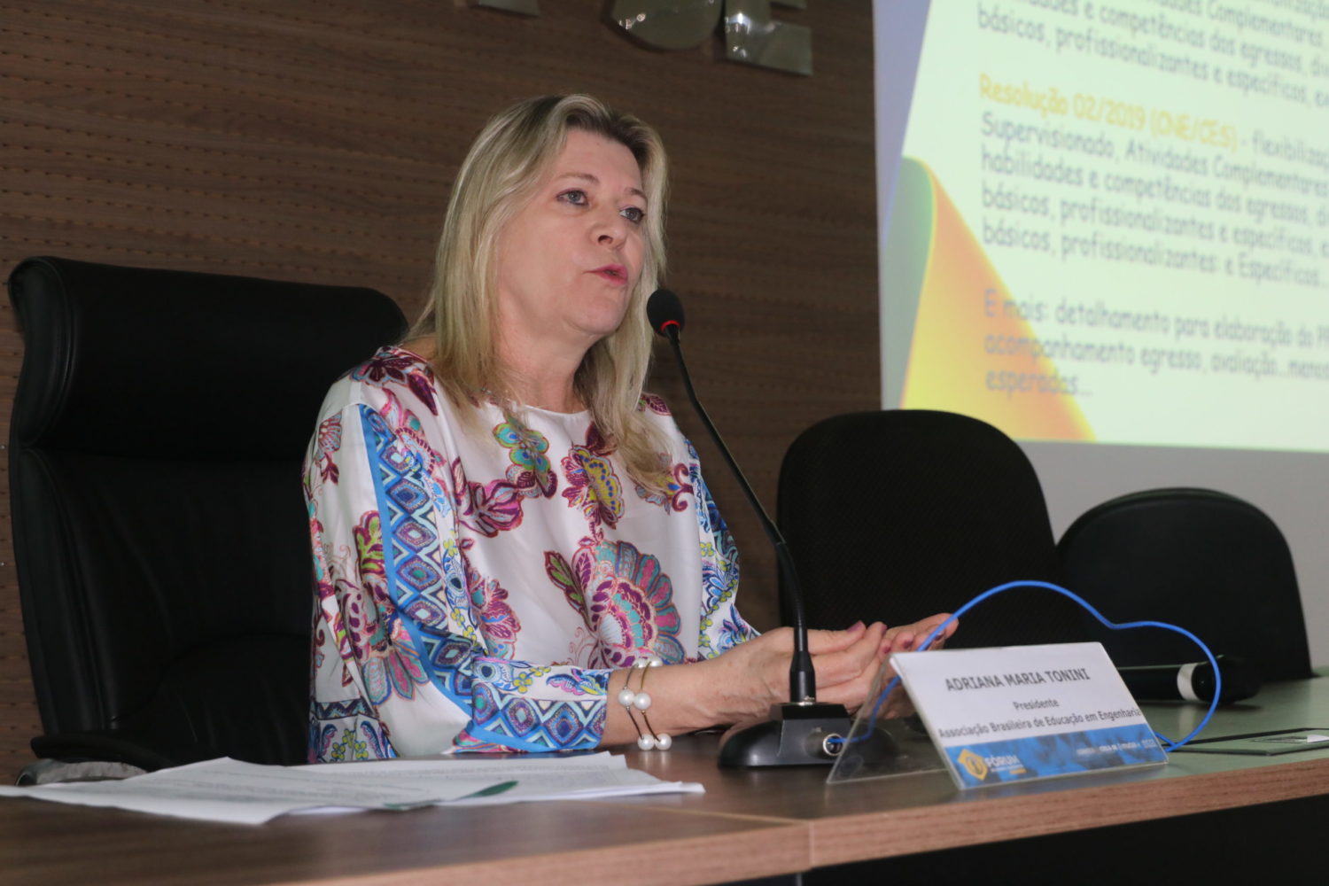 Presidente da Abange, Adriana Tonini