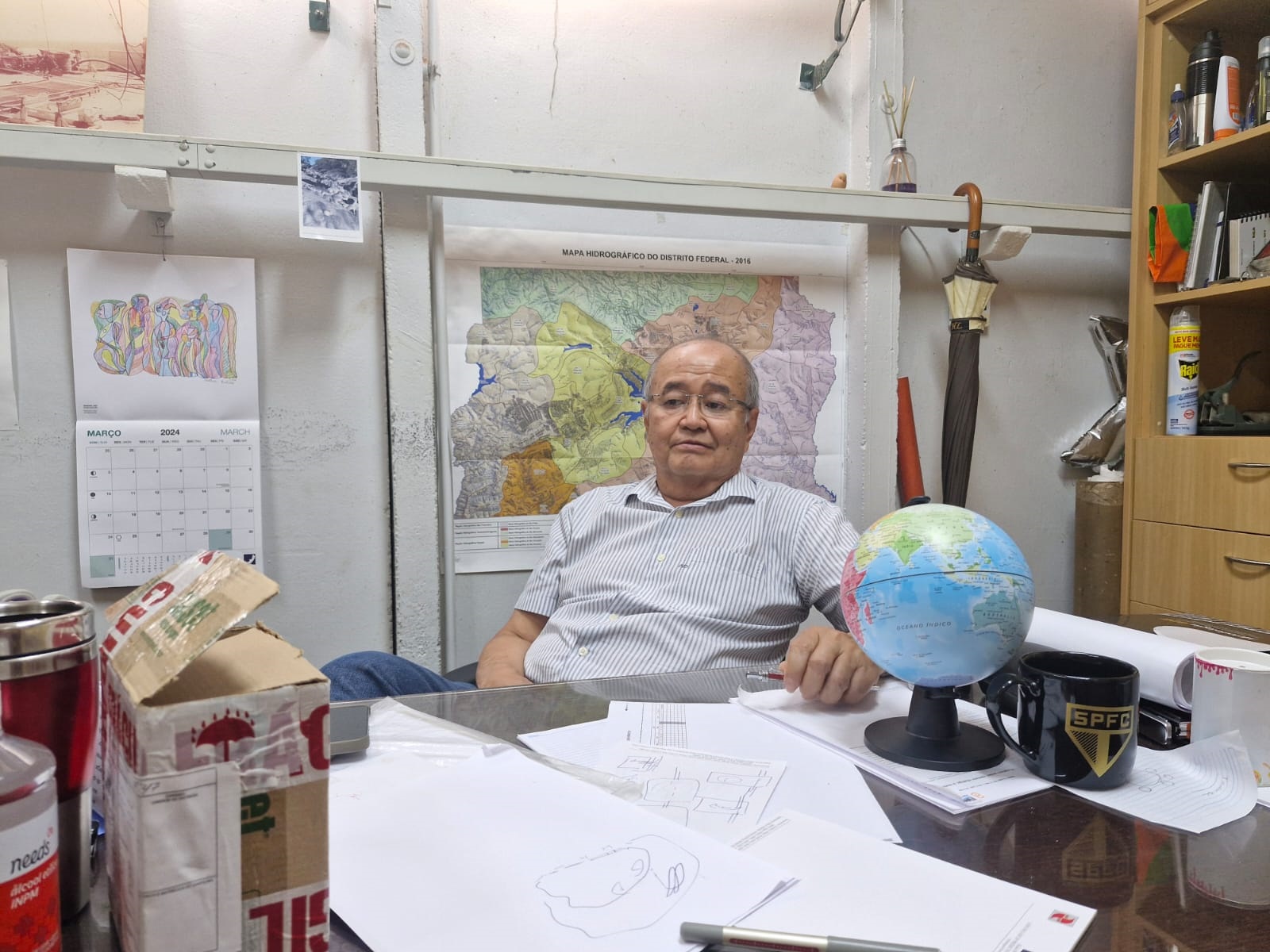 Professor da UnB, eng. Sérgio Koide