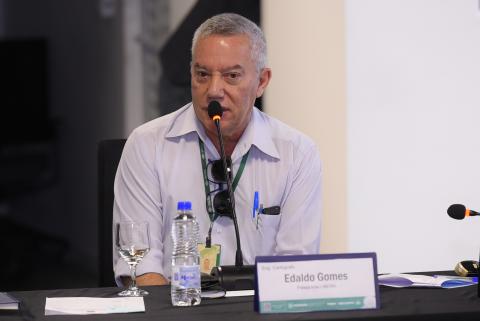 Chefe da Divisão de Geomensura do  Incra, eng. cartogr. Edaldo Gomes