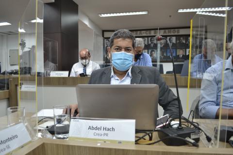 Coordenador adjunto da câmara do Crea-PR, Abdel Hach