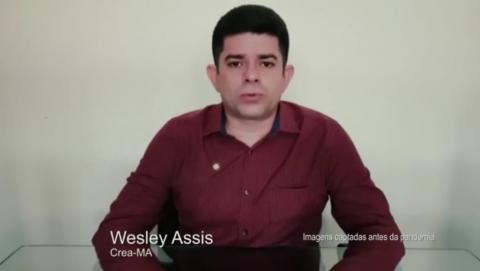 Superintendente de fiscalização do Crea-MA, Wesley Assis