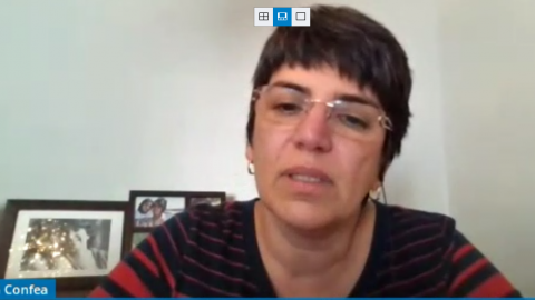 Analista da gerência de Planejamento, Prícila Fraga: indicadores e 