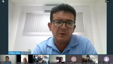 Aldijan Dias, da área de fiscalização do Crea-BA