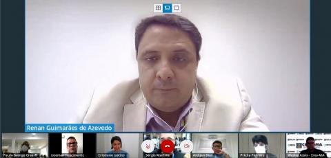 Coordenador da CEEP, eng. min. Renan Guimarães introduziu os trabalhos da reunião