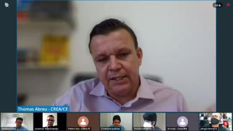 Gerente de Fiscalização do Crea-CE, Thomas Abreu