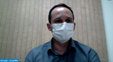 Gerente de fiscalização do Crea-RN, Heulyson Arruda