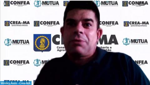 Superintendente de fiscalização do Crea-MA, Wesley Assis