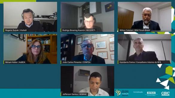 Em um webinário, representantes da área da construção descrevem conceitos e experiências dos processos BIM no país