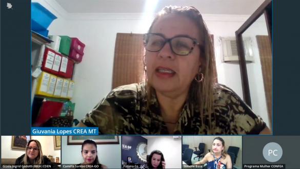 Engenheira Giuvânia Lopes comanda o Programa Mulher no Crea-MT