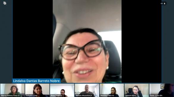 Coordenadora do Programa Mulher do Crea-RN, Lindalva Dantas