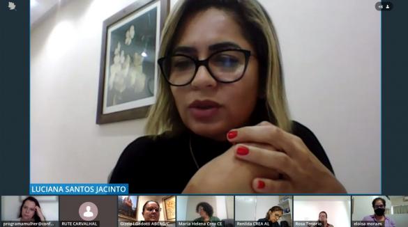 Coordenadora do Programa Mulher do Crea-MA, Luciana Jacinto