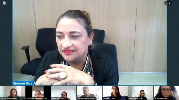 Integrante do Comitê Gestor do Programa Mulher no Confea, Simone Baía