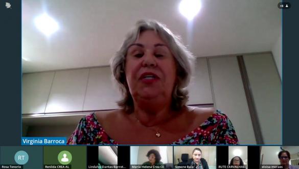 Coordenadora do Programa Mulher do Crea-PB, Virgínia Barroca