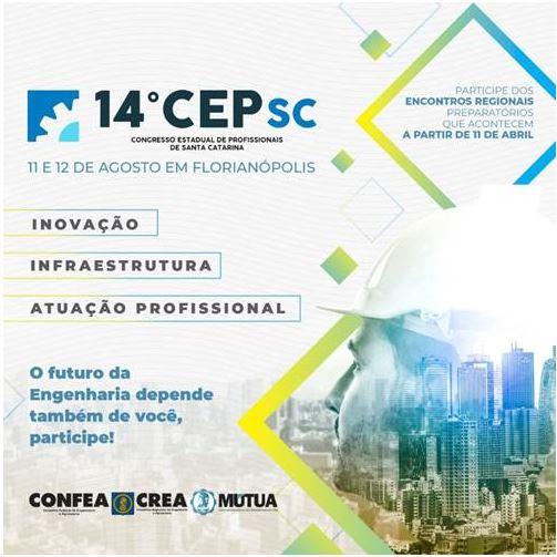 14 cep santa catarina em abril