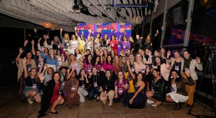 Participantes ao final do evento: força crescente da participação feminina no Sistema Confea/Crea
