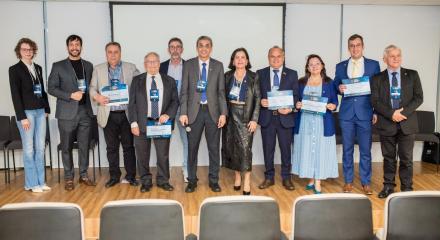 ABEE-Nacional promoveu o I Congresso Brasileiro da Modalidade Elétrica. Presidente Ricardo Nascimento e vice-presidente Gláucia Batista entregaram os certificados
