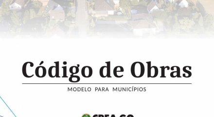 Capa com os dizeres código de obras, modelo para municípios 