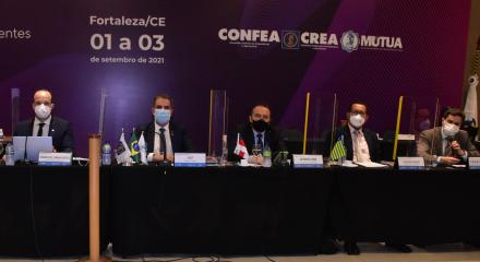 mesa de trabalhos do colégio de presidentes do confea/crea e mútua