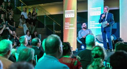 Presidente Gelásio Gomes na edição 2024 da AGO