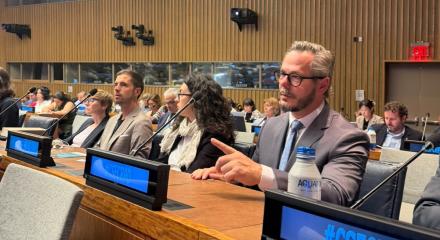 Daniel Faganello representa Confea na ONU