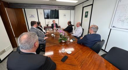 GT reunido com representante da Frente de Logística do Senado 