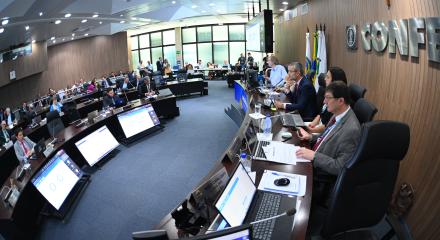 Teste da votação eletrônica de 17 de novembro foi realizado nesta quarta-feira durante a plenária do Confea