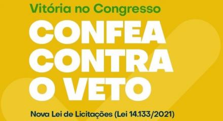 Vitória no Congresso Confea conra o veto da nova lei de licitações