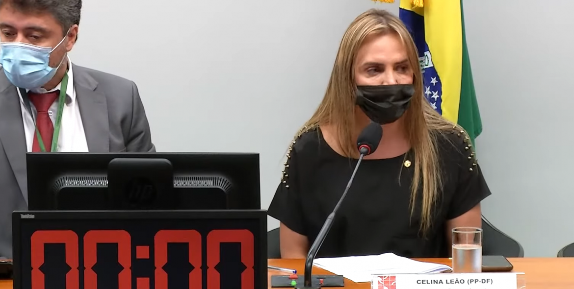 Deputada federal Celina Leão, autora do requerimento da audiência: Projeto de Decreto Legislativo em defesa do maior sonho da sociedade