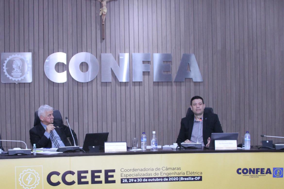 Coordenador da CCEEE José Latrônico Filho e coordenador adjunto Rui Alves