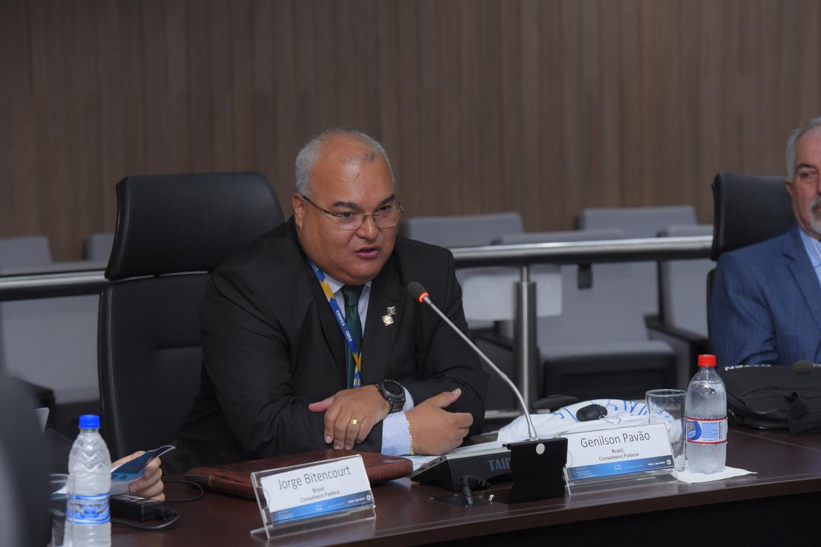 Coordenador adjunto da organização da reunião da Copimera, eng. eletric. Genilson Pavão