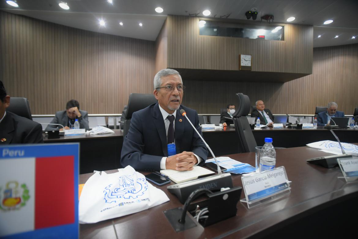 Delegado da Copimera pelo Peru  Jesús García Melgarejo