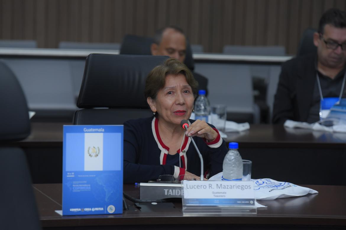 Tesoureira da Copimera, engenheira Lucero Mazariegos