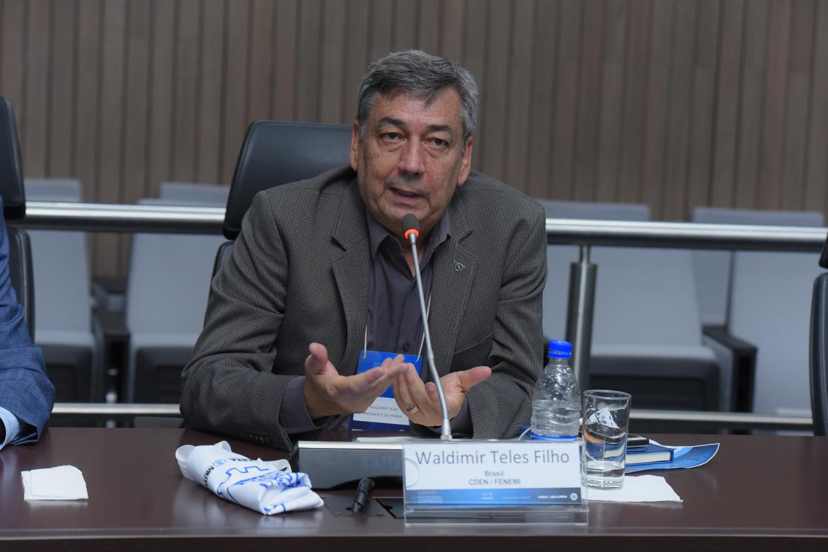 Presidente da Fenemi, eng. mec. Waldimir Telles Filho