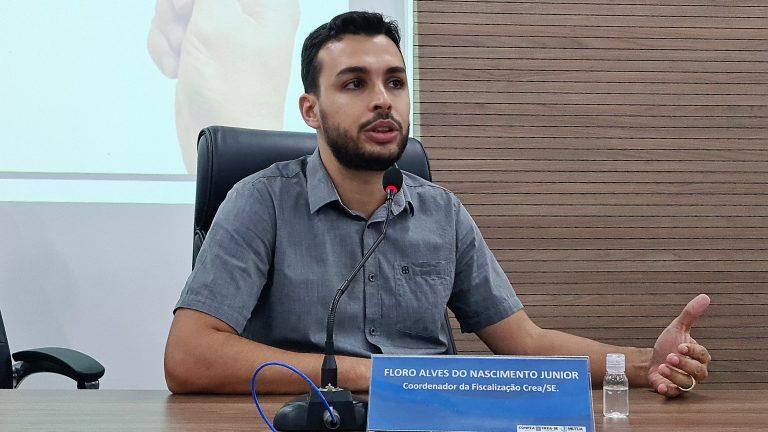 Coordenador de Fiscalização do Crea-SE, Floro Alves de Araújo Júnior