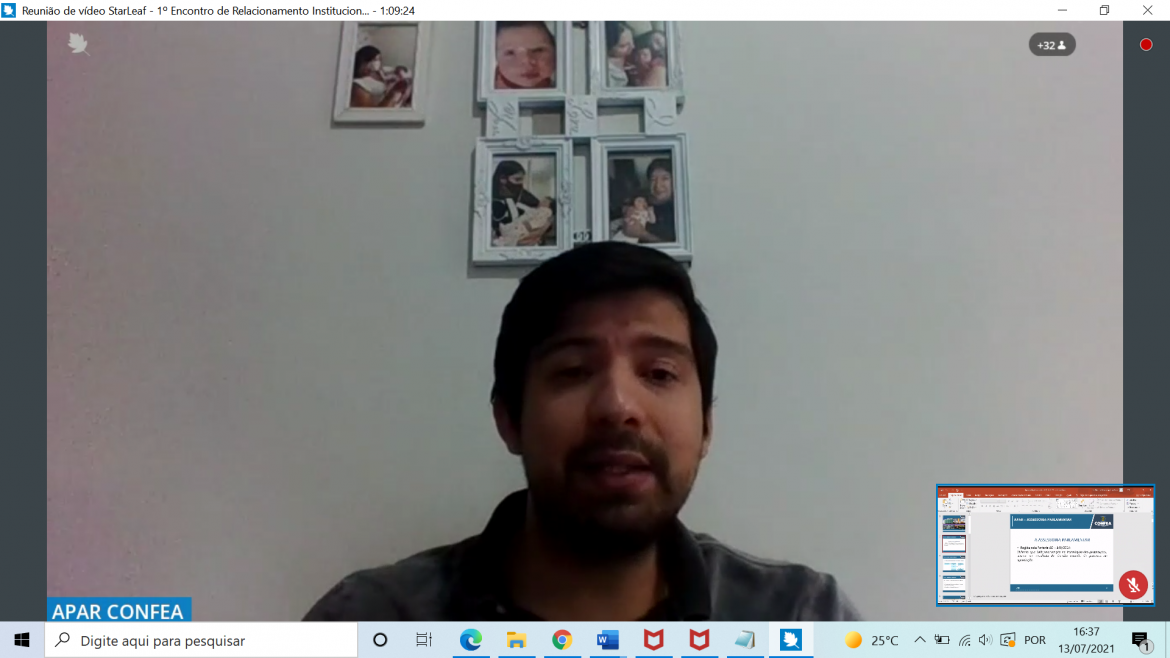 Assessor da Presidência do Confea na Assessoria Parlamentar do Confea, Guilherme Cardozo