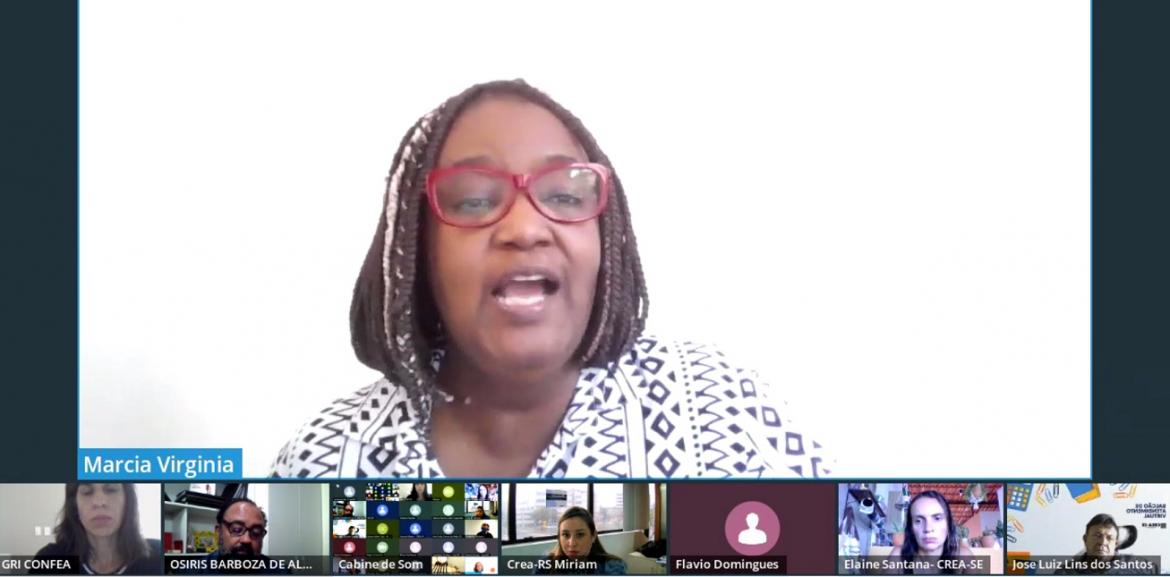 Representante do Crea-BA, Márcia Virgínia