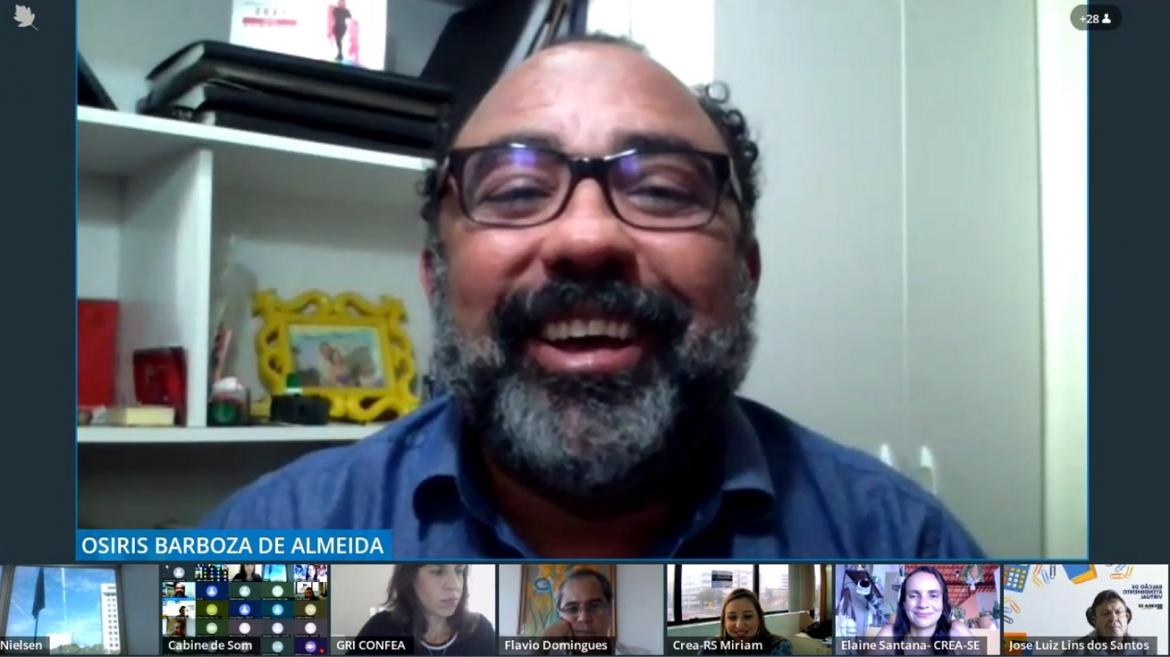 Representante do Crea-RJ, Osiris Barboza de Almeida