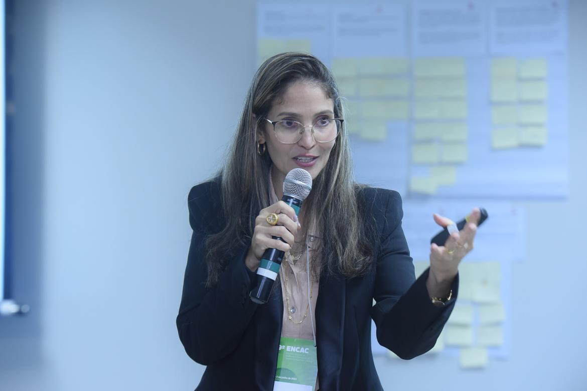Professora Janyluce Rezende Gama, palestrante do evento