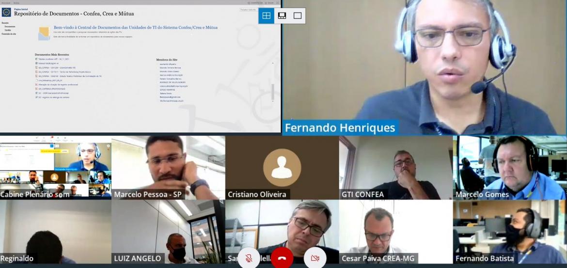 Assessor da TI do Confea, Fernando Henriques