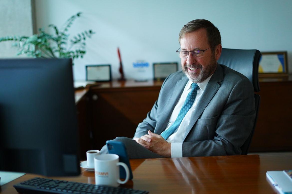 Presidente Joel Krüger participou de live com a engenheira de segurança do trabalho Iva Barbosa, na manhã desta sexta (16)