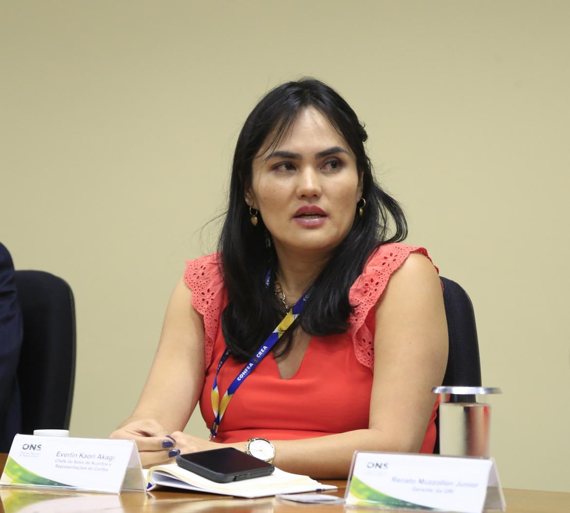 Chefe do Setor de Acordos e Representações - Setar, eng. amb. Kaori Akagi